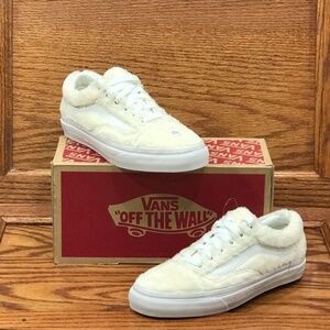 Vans Old‎ Skool Sherpa Turtledove Blanc De Blanc Shoes
